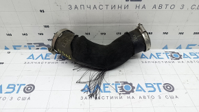 Right lower intercooler pipe for Audi Q7 20-21 3.0T MHEV, first to turbo, rubber, torn casing