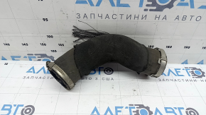 Right lower intercooler pipe for Audi Q7 20-21 3.0T MHEV, first to turbo, rubber, torn casing