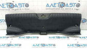 Black, scratched Hyundai Elantra trunk opening trim for 2021-23