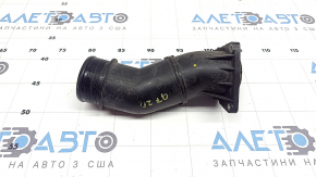 Right lower intercooler pipe for Audi Q7 20-21 3.0T MHEV, second to turbo, plastic