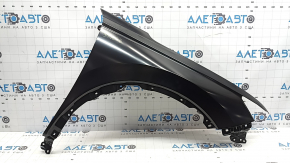 The front right fender of a Honda CRV 23-26 has a bent corner.