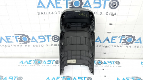 Dark gray rear center console trim for Hyundai Elantra 21-23