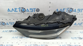 Left front headlight assembly for Audi Q7 20-24 with seal, LED + halogen, scratches