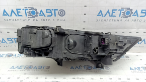 Left front headlight assembly for Audi Q7 20-24 with seal, LED + halogen, scratches