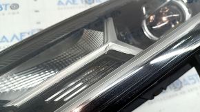 Left front headlight assembly for Audi Q7 20-24 with seal, LED + halogen, scratches
