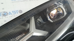 Left front headlight assembly for Audi Q7 20-24 with seal, LED + halogen, scratches