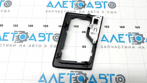 Gearshifter cover with indicator for Hyundai Elantra 21-23, glossy black, scratches