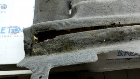 Front left floor covering for Audi Q7 16-26, gray, dry-cleanable