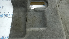 Front left floor covering for Audi Q7 16-26, gray, dry-cleanable