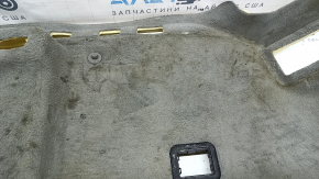 Front left floor covering for Audi Q7 16-26, gray, dry-cleanable