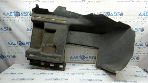 Front right floor covering for Audi Q7 16-26, gray, dry-cleanable, tear