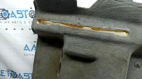 Front right floor covering for Audi Q7 16-26, gray, dry-cleanable, tear