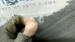 Front right floor covering for Audi Q7 16-26, gray, dry-cleanable, tear