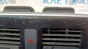Nissan Leaf 13-17 climate control system with frame, monitor control, air duct, two buttons not working, scratches