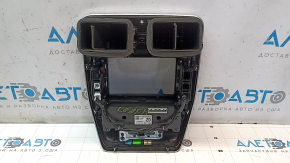 Nissan Leaf 13-17 climate control system with frame, monitor control, air duct, two buttons not working, scratches