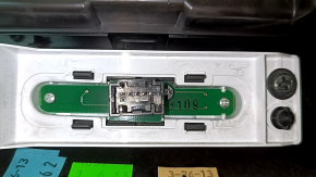 Nissan Leaf 13-17 climate control system with frame, monitor control, air duct, two buttons not working, scratches
