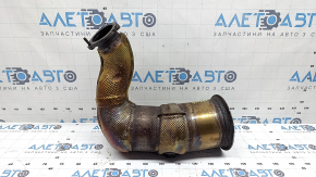 Audi Q7 20-24 3.0T MHEV exhaust pipe with catalytic converter without 2 studs