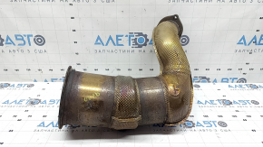 Audi Q7 20-24 3.0T MHEV exhaust pipe with catalytic converter without 2 studs