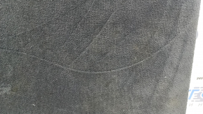 Audi Q7 16-26 trunk floor, dark gray, dry cleanable, pile tear