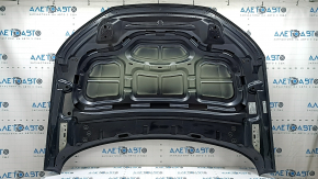 Bare hood for Audi Q5 80A 18-24 aluminum, blue LX5R