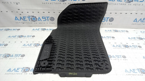 Black rubber floor mat for the front right Audi Q7 19-24