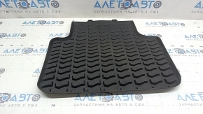 Rubber floor mat, rear right (2nd row), Audi Q7 19-24, black