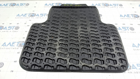 Rubber floor mat, rear right (2nd row), Audi Q7 19-24, black