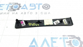 Upper side center console trim for Audi Q7 20-26 in dark wood (gray-brown oak), broken mount, needs dry cleaning