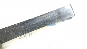 Upper side center console trim for Audi Q7 20-26 in dark wood (gray-brown oak), broken mount, needs dry cleaning