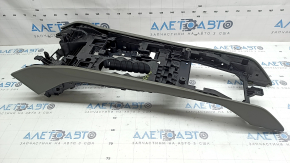 Audi Q7 20-24 black upper center console trim