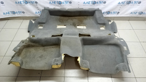 Rear floor covering for Audi Q7 16-26, black, dry-cleanable