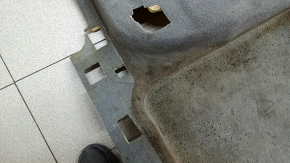 Rear floor covering for Audi Q7 16-26, black, dry-cleanable