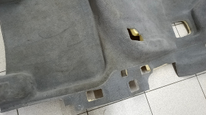 Rear floor covering for Audi Q7 16-26, black, dry-cleanable