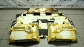 Rear floor covering for Audi Q7 16-26, black, dry-cleanable