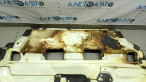 Rear floor covering for Audi Q7 16-26, black, dry-cleanable