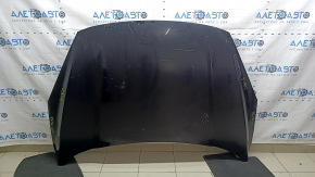 The hood of a Ford Escape MK4 20-22 aluminum, black UM, with chips.