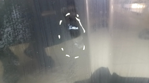The hood of a Ford Escape MK4 20-22 aluminum, black UM, with chips.