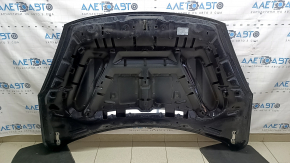 The hood of a Ford Escape MK4 20-22 aluminum, black UM, with chips.
