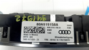 Audi Q5 80A 18-24 rear climate control panel with heated seats, scratches