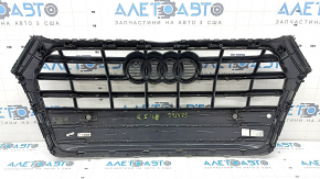 Audi Q5 80A 18-20 radiator grille assembly, with emblem, chrome, for parking sensors, sand, bumpers