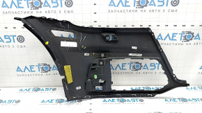 Front bare bumper, left side, Audi Q5 80A 18-20, white, for parking sensors, for headlight washers, without plug