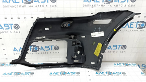 Front bare bumper, right side, Audi Q5 80A 18-20 blue, for parking sensors, for headlight washers, without plug, sand, scuffed, scratches