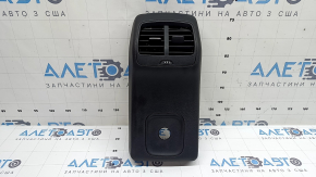Rear center console trim for Ford Escape MK4 20-26, black, without cigarette lighter, scratches