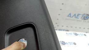 Rear center console trim for Ford Escape MK4 20-26, black, without cigarette lighter, scratches
