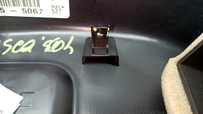 Rear center console trim for Ford Escape MK4 20-26, black, without cigarette lighter, scratches
