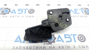 Black hood release handle for Audi Q7 16-26 interior, with bracket
