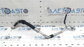 The third air conditioner compressor-heater pipe for the Audi Q7 17-26 MHEV is short and fits R1234YF.