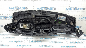 Audi Q5 80A 18-19 black dashboard with AIRBAG for projection