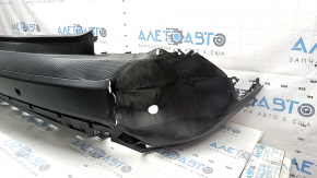 Rear bumper, bare, Ford Escape MK4 20-26, with parking sensors and no towbar. Structure, scratches, parking sensor ring peeled off, broken, missing fragment.