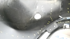 Rear bumper, bare, Ford Escape MK4 20-26, with parking sensors and no towbar. Structure, scratches, parking sensor ring peeled off, broken, missing fragment.